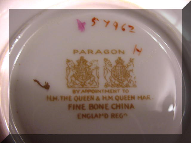 Paragon china marks