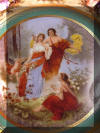 Cherubs and Angels Beehive Style Austrian Hand Painted Plate