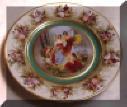 Cherubs and Angels Austrian Beehive Style Hand Painted Plate