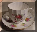 Crown Staffordshire Coffee Cup and Saucer