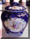 Nippon Style Cracker Jar Cobalt Blue