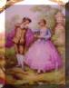 Bavarian Love Story Figural Plate