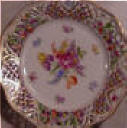 Schumann Chateau Dresden Flowers Luncheon Plate