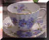 Adderly Blue Cornflower Cup and Saucer