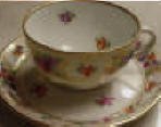 Old Schumann Dresden Cup and Saucer