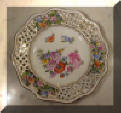 Carl Thieme Saxony Porcelain Dresden Pie Plate