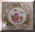 Carl Thieme Saxony Porcelain Dresden Pie Plate