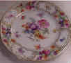 Flower Four, Schumann Dresden Pie Plate