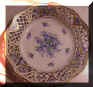 Schumann Forget-me-not Chalet Reticulated Salad Plate